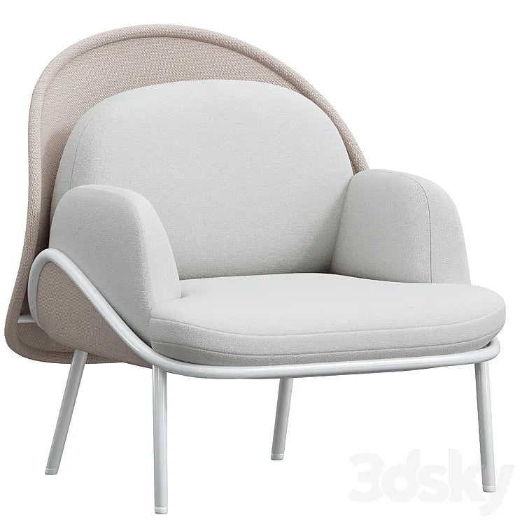 MDD MESH Low-back wingchair Designer Krystian Kowalski Collection Mesh 3DSMAX Model