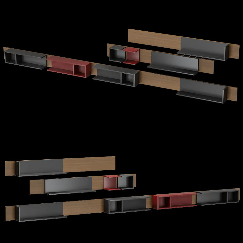 MDF Italia - Shelf Pentagramma 3ds Max