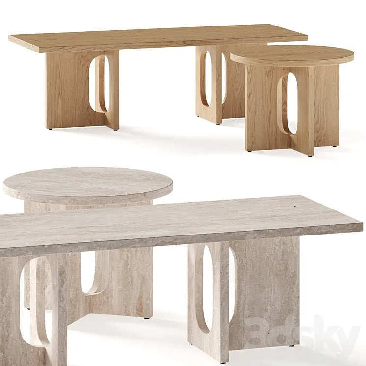 Menu Androgyne Coffee Side Table 3DSMAX Model