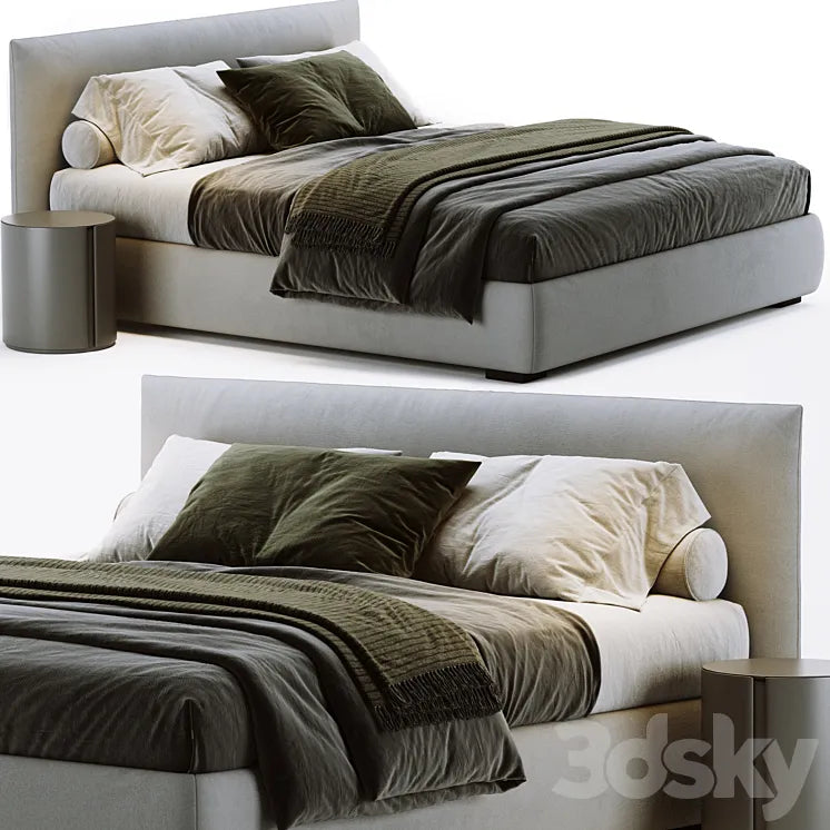 Meridiani Scott Bed 3DSMAX Model