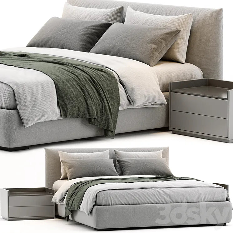 Meridiani Scott Bed 3DSMAX Model