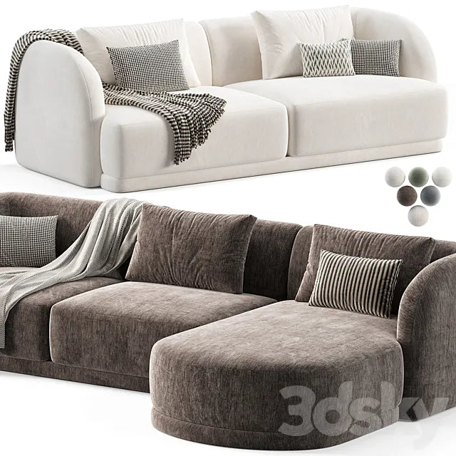 Miles sofa by Naduvi 3ds Max
