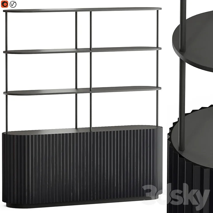 Milla & Milli Eternel Bookcase 3DSMAX Model
