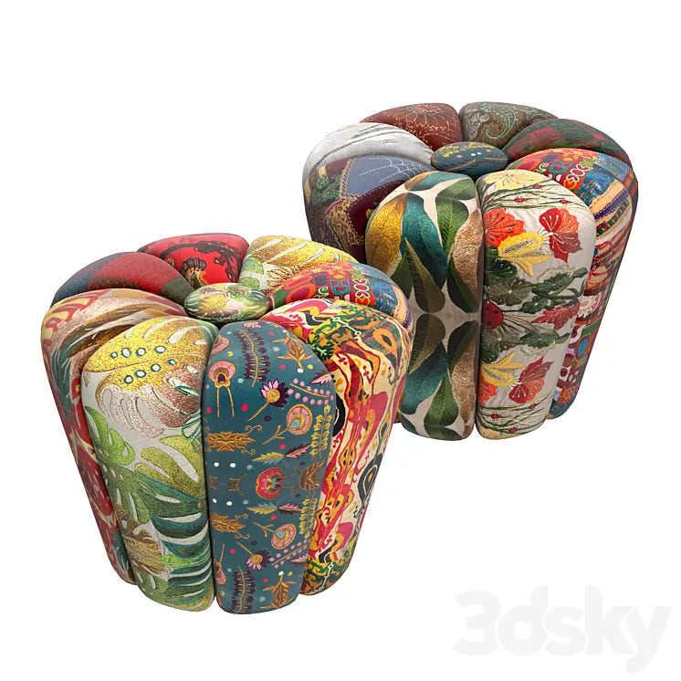 Mini Cynzia Pouf Playhouse 3DSMAX Model