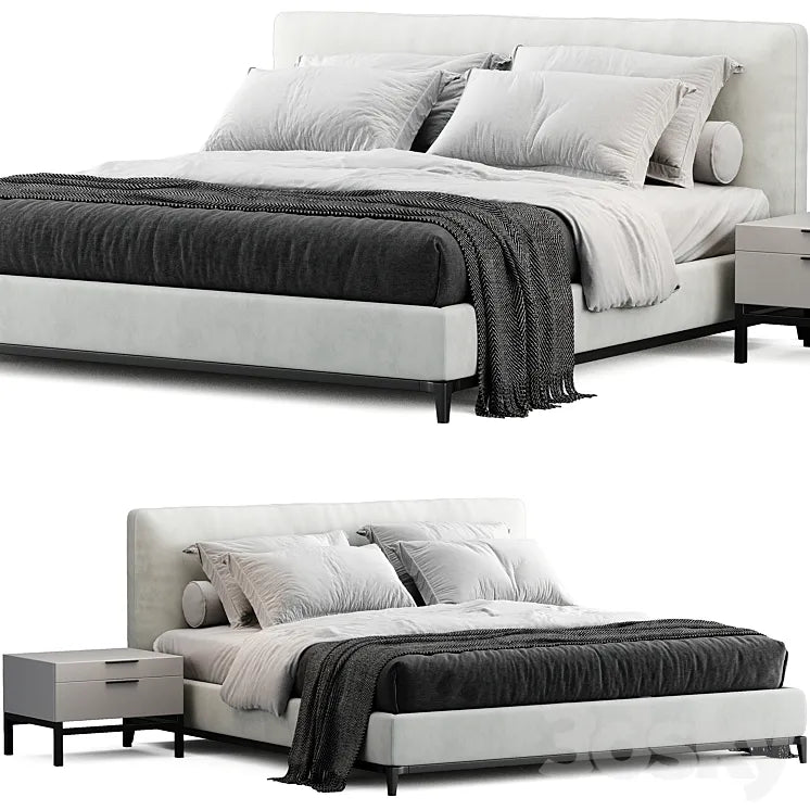 Minotti Andersen bed 3DSMAX Model
