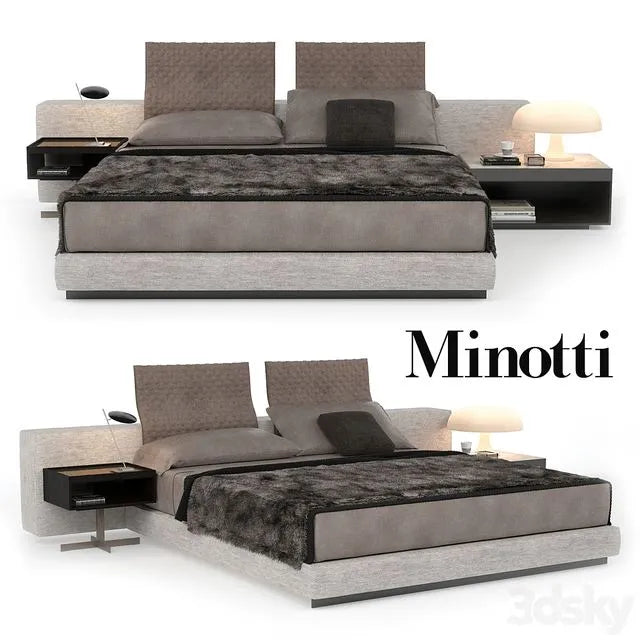 Minotti Bed Yang 3dsMax Model