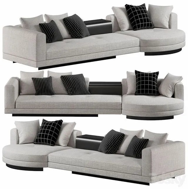 Minotti Connery Sofa (with pillows) 3dsMax Model