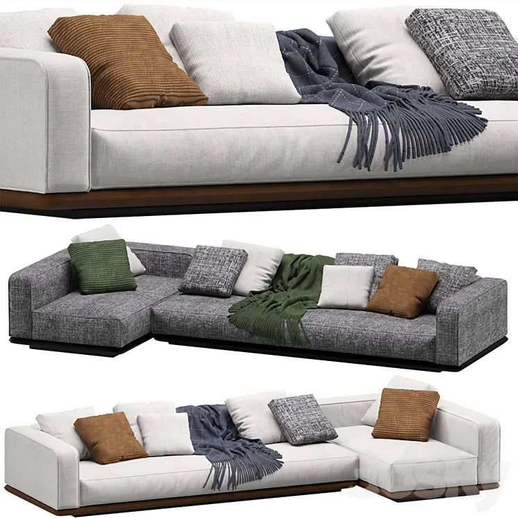 Minotti Horizonte Modular Sofa 06 3DSMAX Model