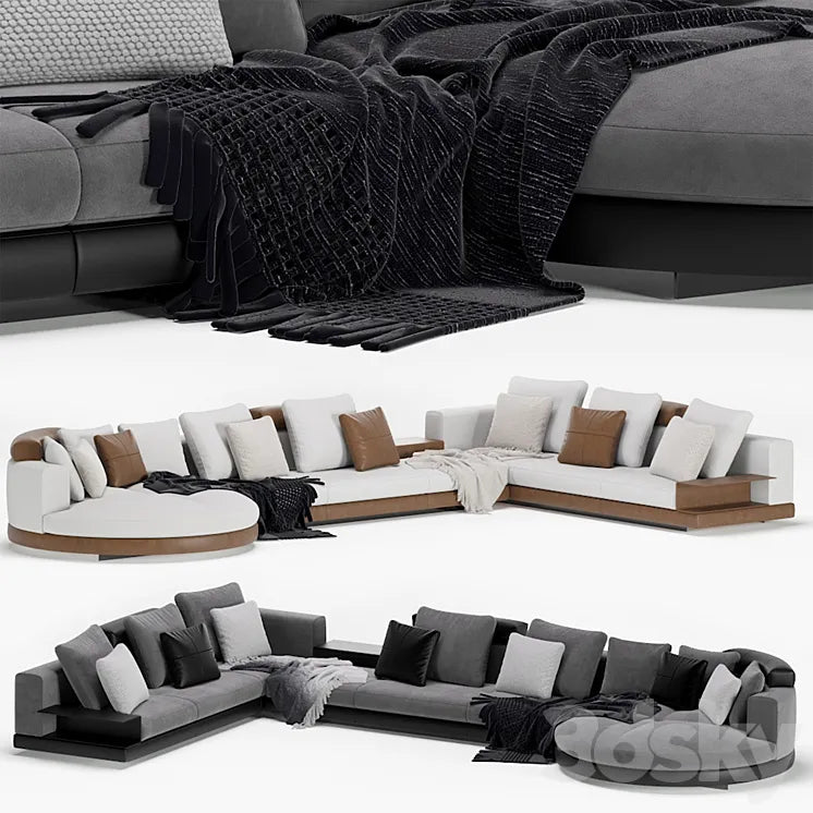 Minotti modular connery sofa 3DSMAX Model