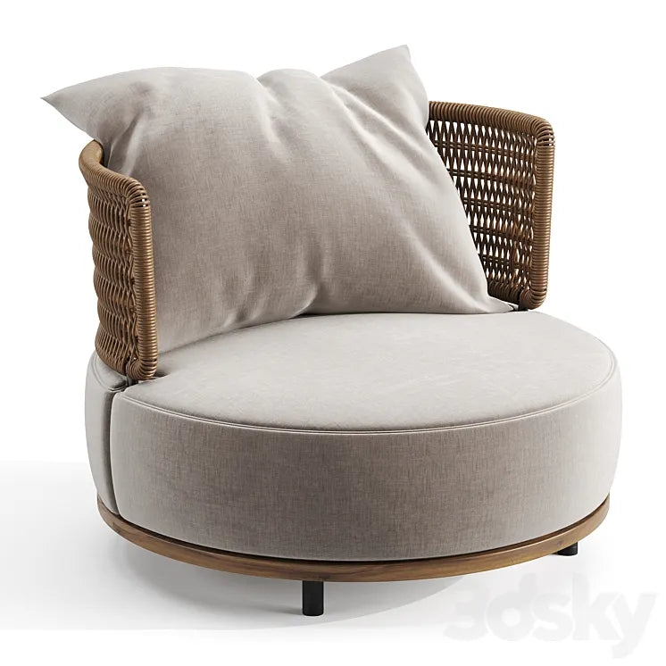Minotti quadrado armchair 3DSMAX Model