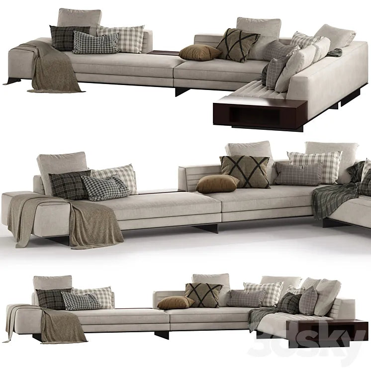 Minotti Roger Sofa 3DSMAX Model