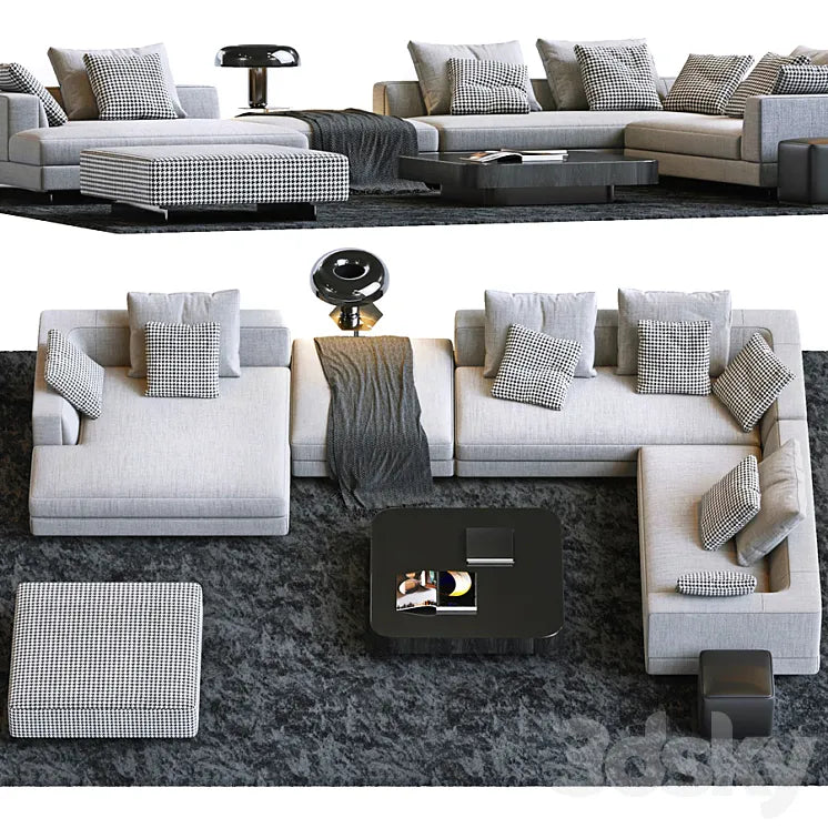 MINOTTI SET 18 3DSMAX Model