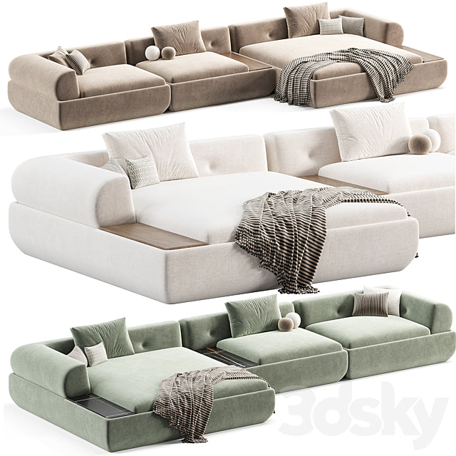 Minotti Supermoon Sofa 3ds Max