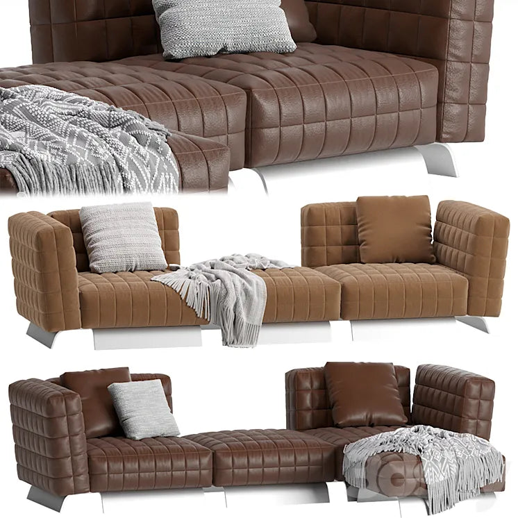 Minotti TWIGGY Modular Sofa 03 3DSMAX Model
