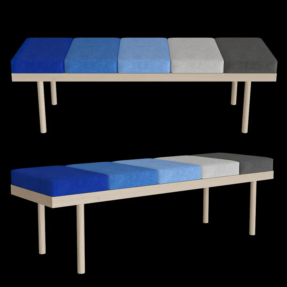 MISSANA - Bench Valentino 3ds Max