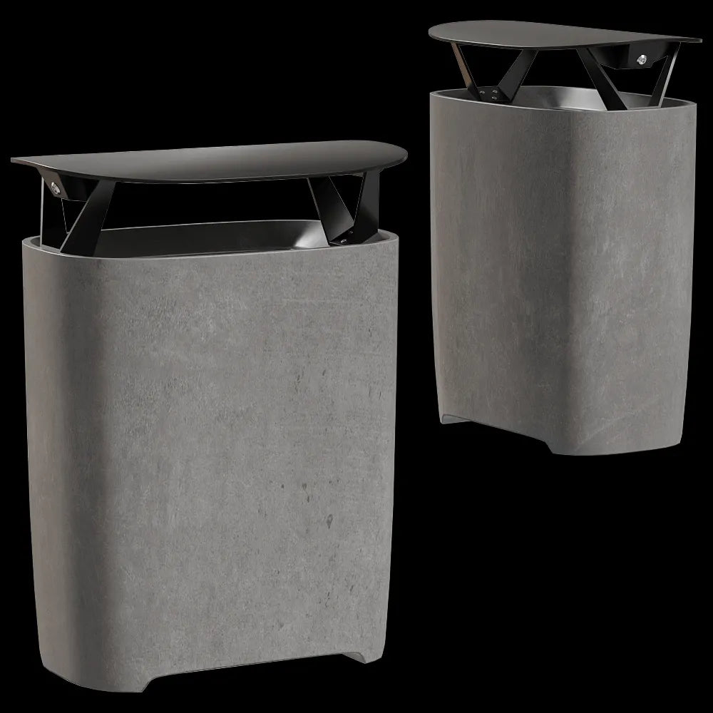 mmcité - Garbage bin Better 3ds Max