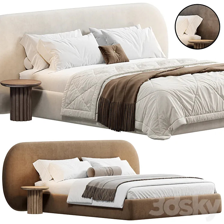 Moca Cloud bed by oneandhome 3DSMAX Model
