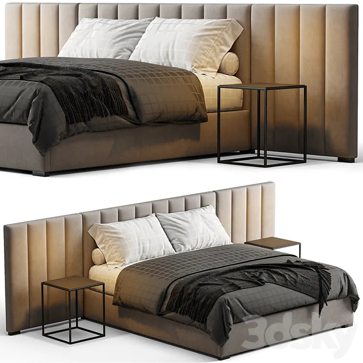 MODENA FABRIC VERTICAL EXTENDED BED 3DSMAX Model