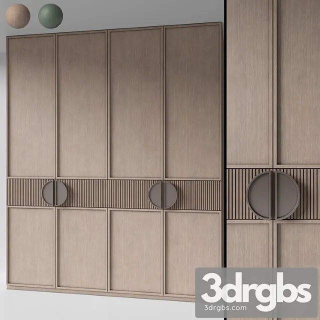 Modern Wardrobe 14 2 3D Model Free
