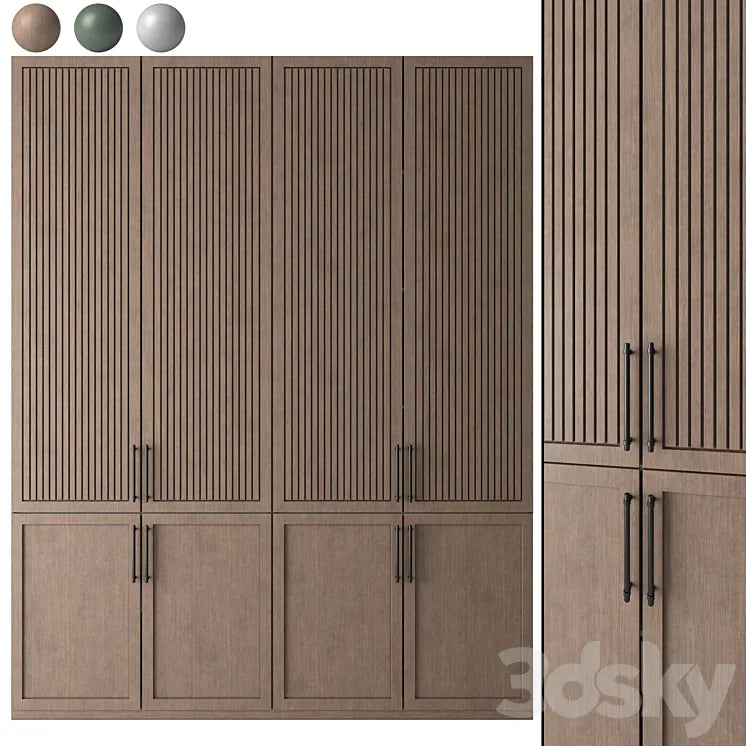 Modern wardrobe 27 3DSMAX Model