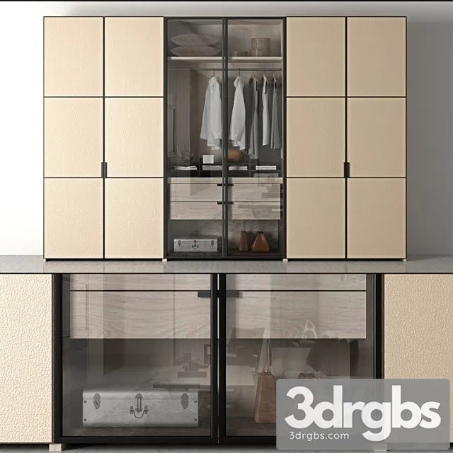 Molteni & c poliform wardrobe 3D Model Free