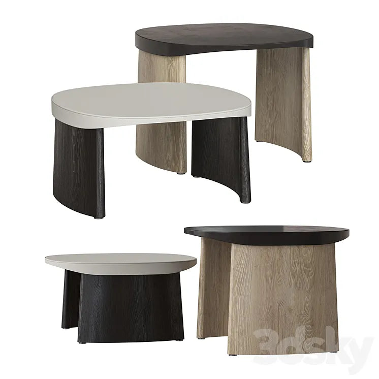 Molteni&C Cleo Coffee tables 3DSMAX Model