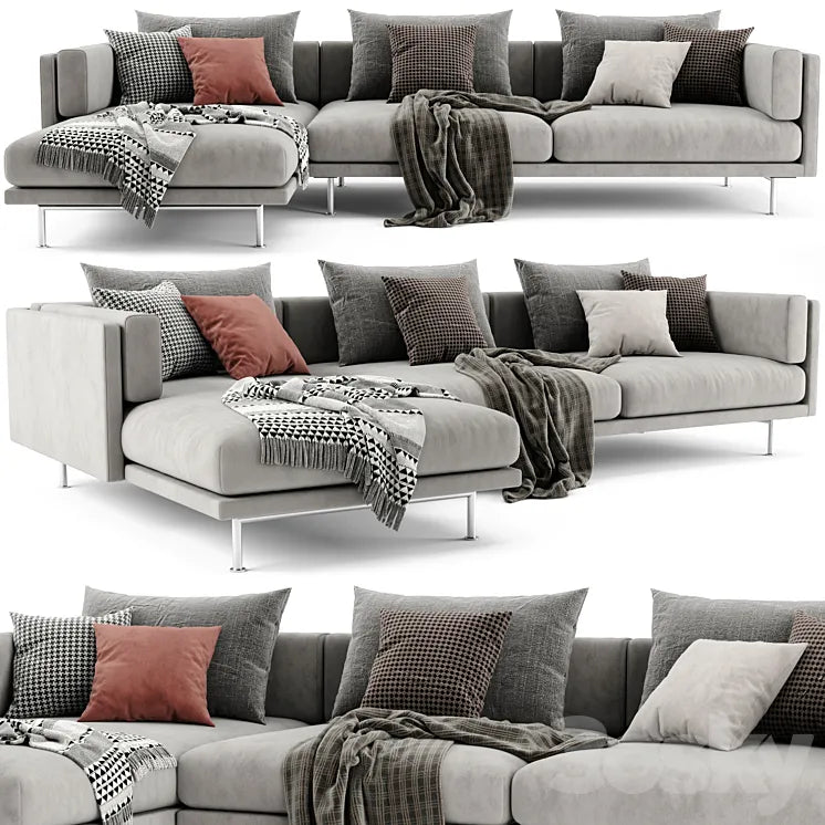 Moroso Josh 2.0 Chaise Longue Sofa 3DSMAX Model