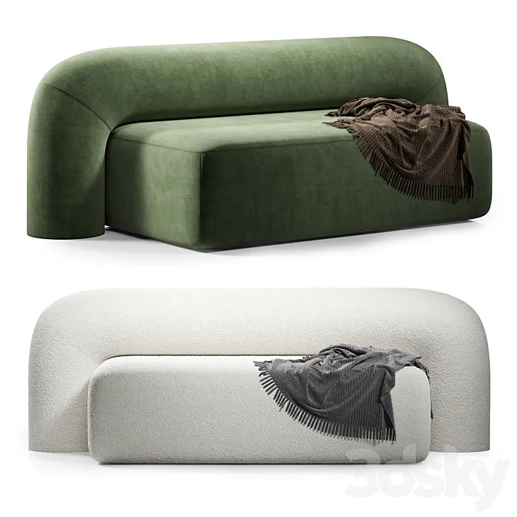 Moss Sofa By Artu 2seater 1800 3DSMAX Model