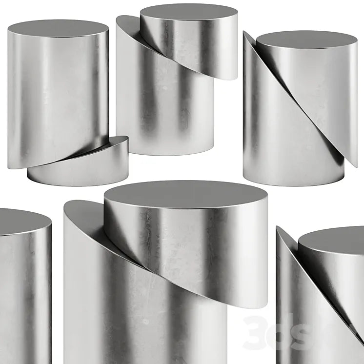 Movimento Slice series Side Tables 3DSMAX Model