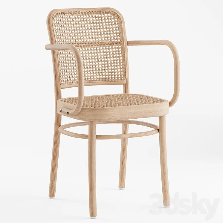 Natural beech armchair 3DSMAX Model