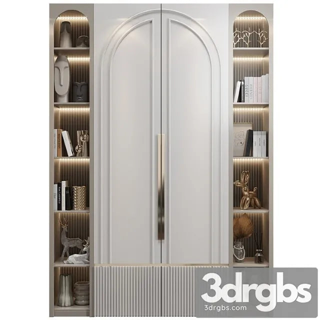 Neoclassical Wardrobe 04 3D Model Free