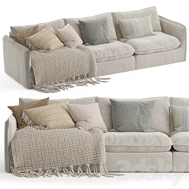 Neva Sofa Sectional 3ds Max