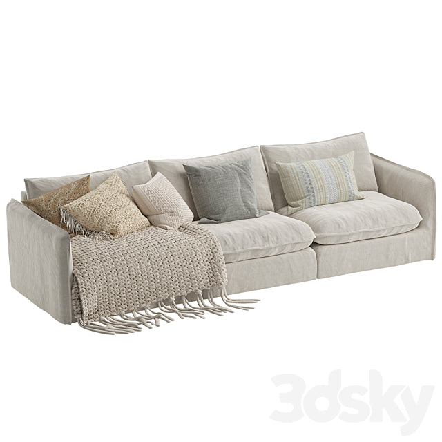 Neva Sofa Sectional 3ds Max