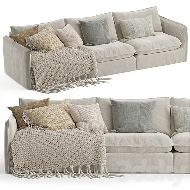Neva Sofa Sectional 3ds Max
