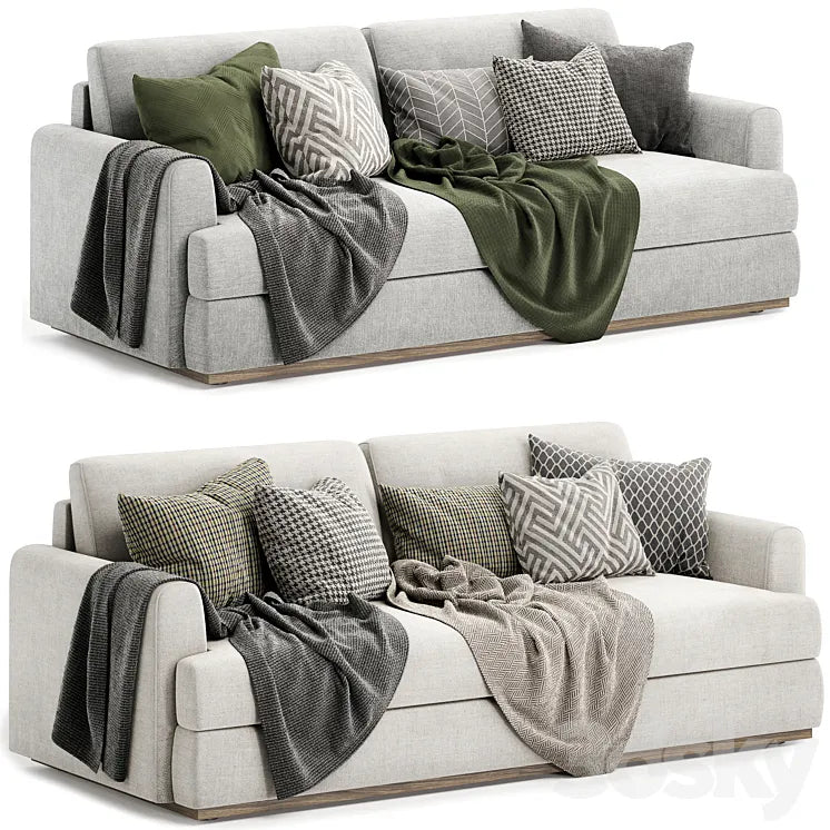 NIXON Fabric Sofa 3DSMAX Model