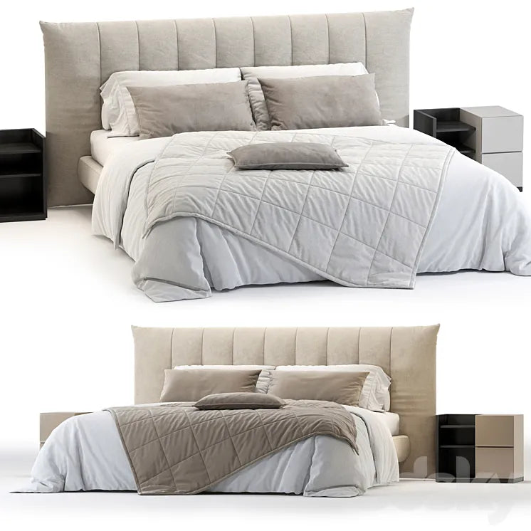 Novamobili GROOVE SILVIA PREVEDELLO Bed No.2 3DSMAX Model