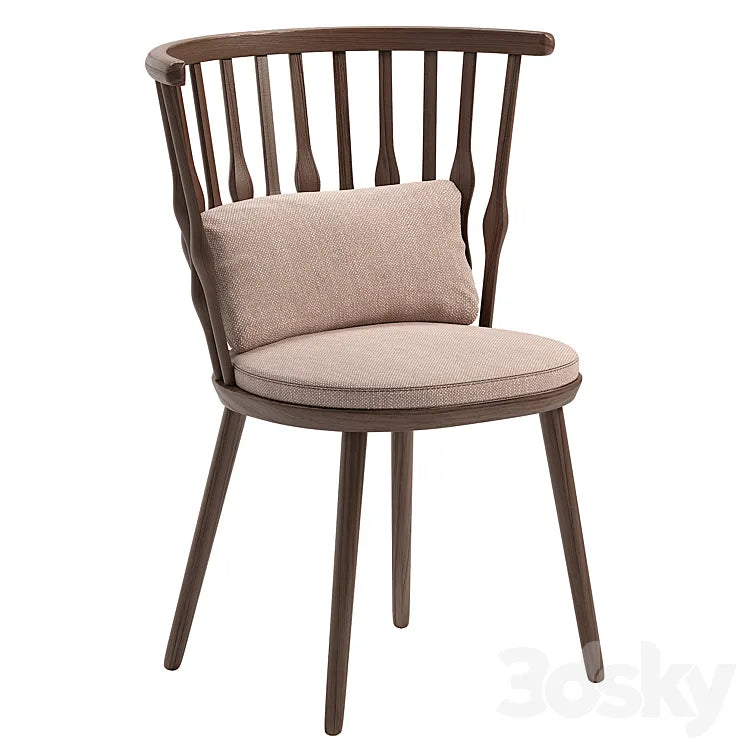 Nub armchair with seat cushion 3DSMAX Model