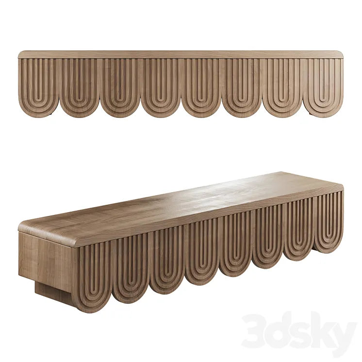 Oak suspended stand Frezo from Melyo 3DSMAX Model