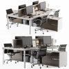 Office Furniture Employee Set 3dsMax Model