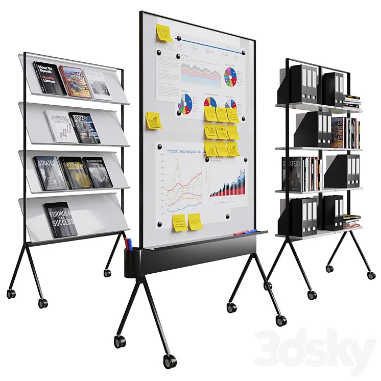 Office set 3DSMAX Model