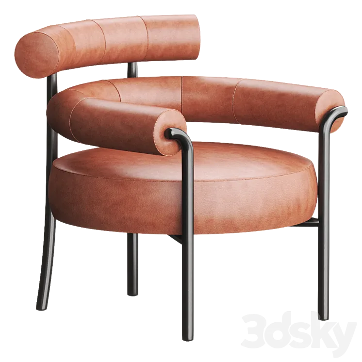 OLIO Leather armchair By DesignByThem 3DSMAX Model