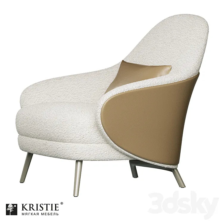 OM armchair KRISTIE mebel Hudson-19 3DSMAX Model