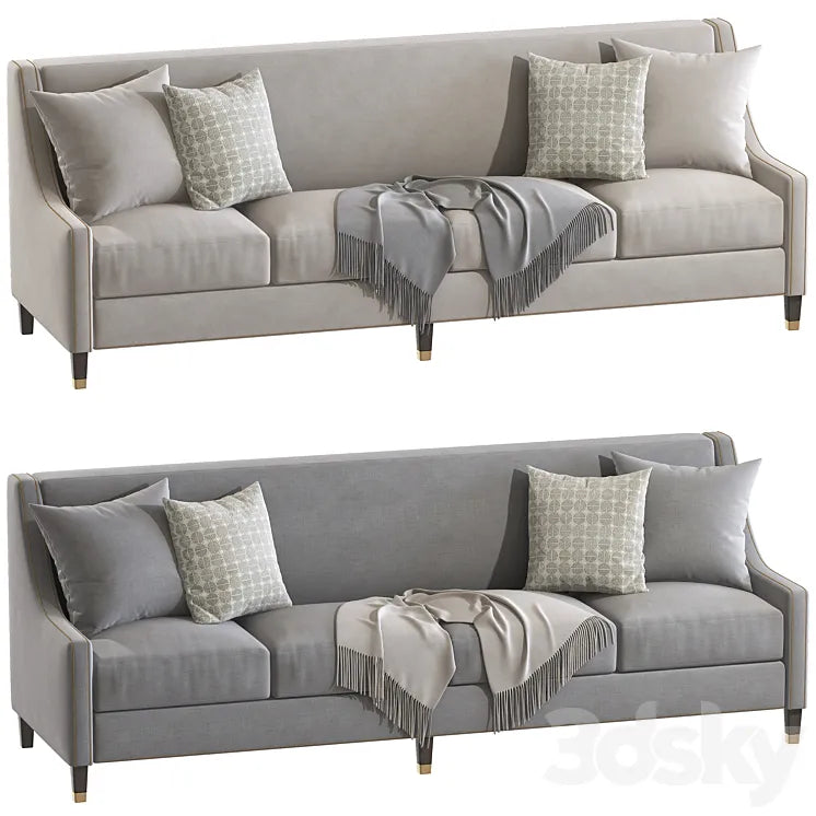 Palisades Extra Long Sofa 3DSMAX Model