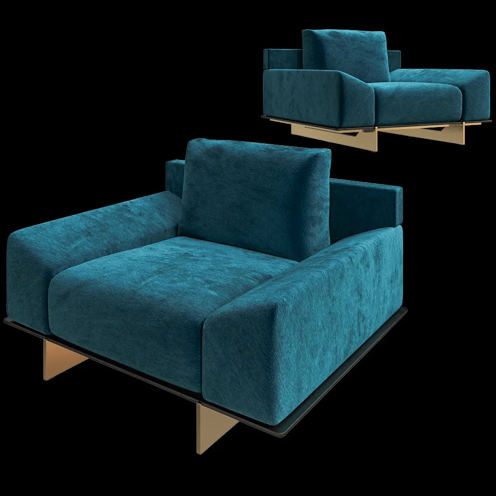 Paolo Castelli - Armchair Ipanema 3ds Max