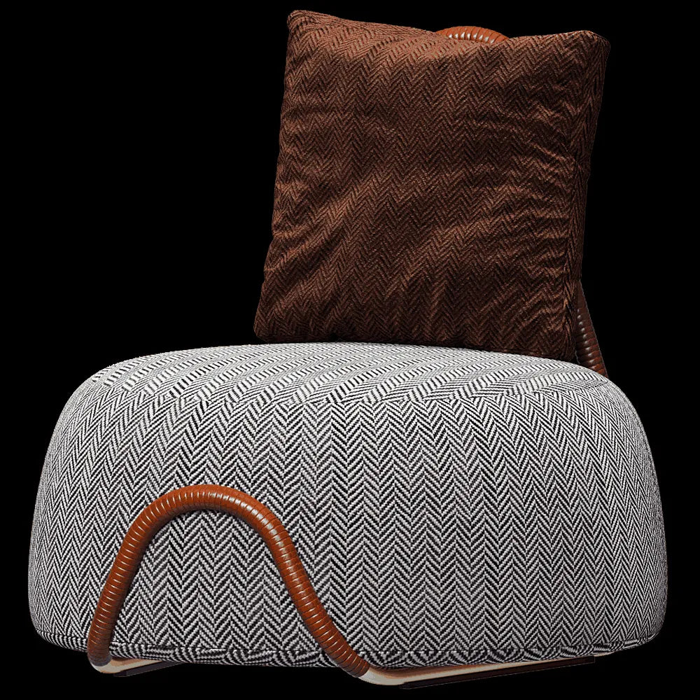 Paolo Castelli - Lounge chair Babou 3ds Max