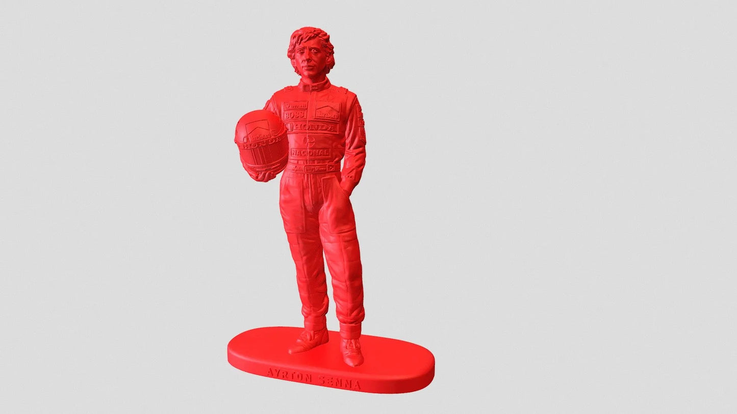 PBR Game 3D Models - 047 Ayrton Senna