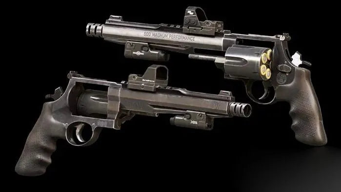 PBR Game 3D Models - 500 Magnum Custom Revolver