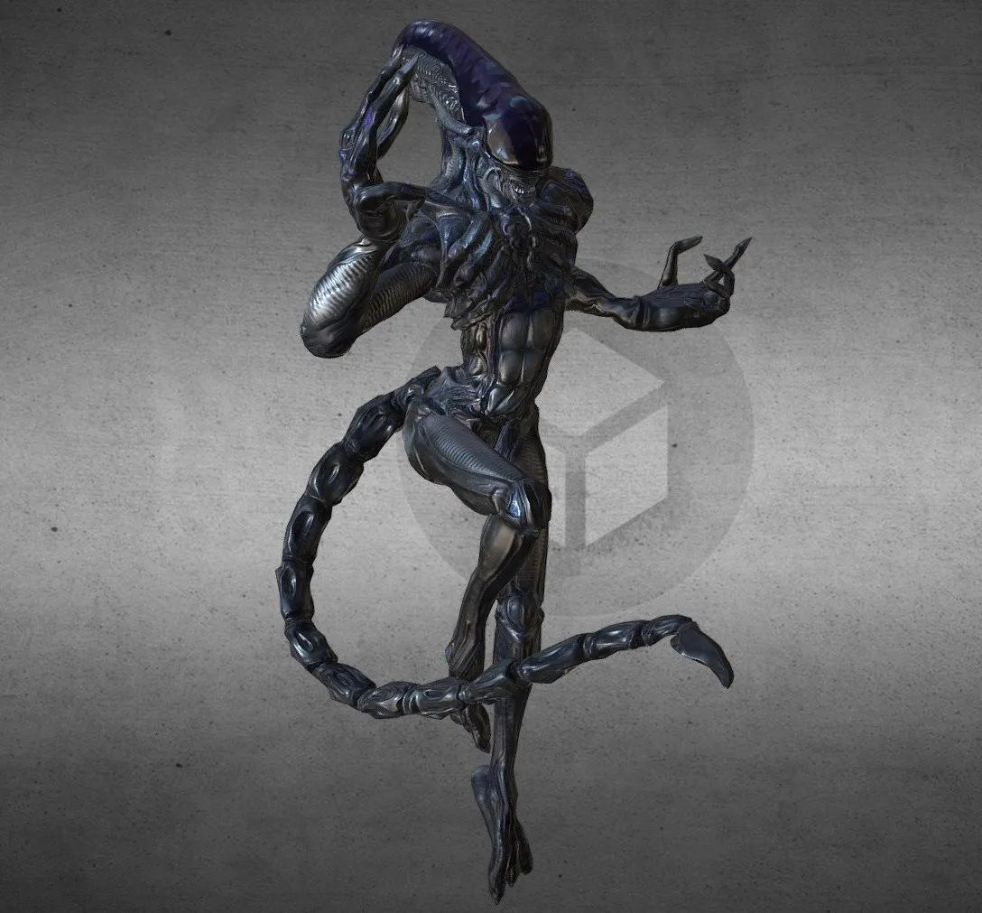PBR Game 3D Models - A Xenomorph