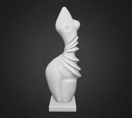 PBR Game 3D Models - Abstract Sculpture M037