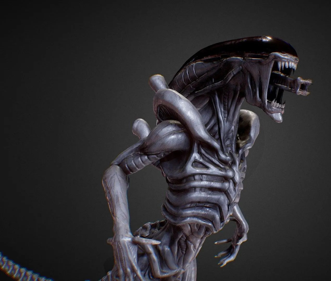 PBR Game 3D Models - Alien Model